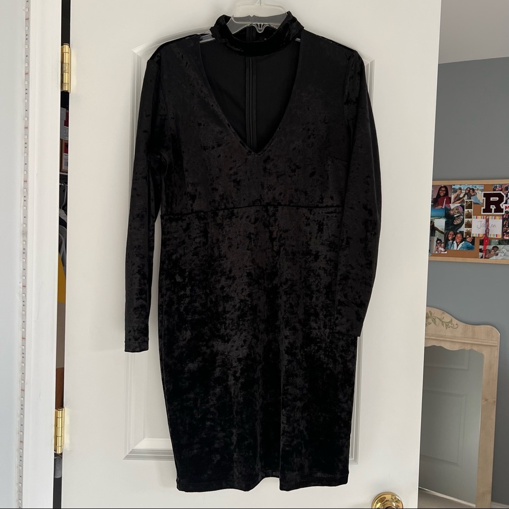 Velvet Bodycon Dress